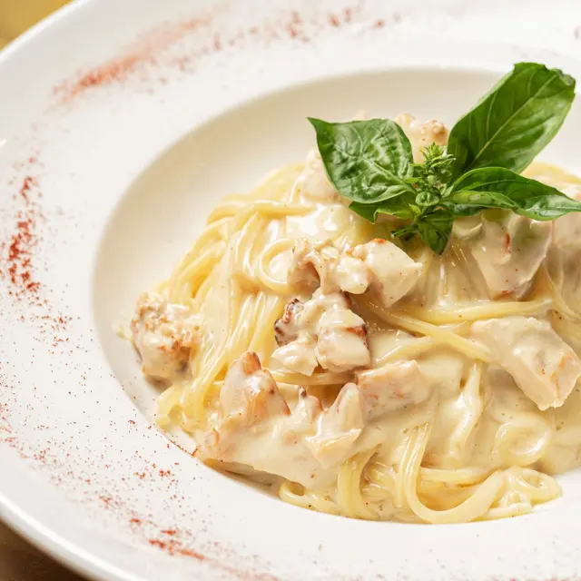 Alfredo di Pollo de Gambino Pasta en Santo Domingo